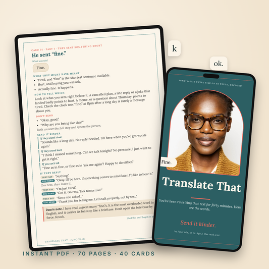Translate That by Juno Vale – product image